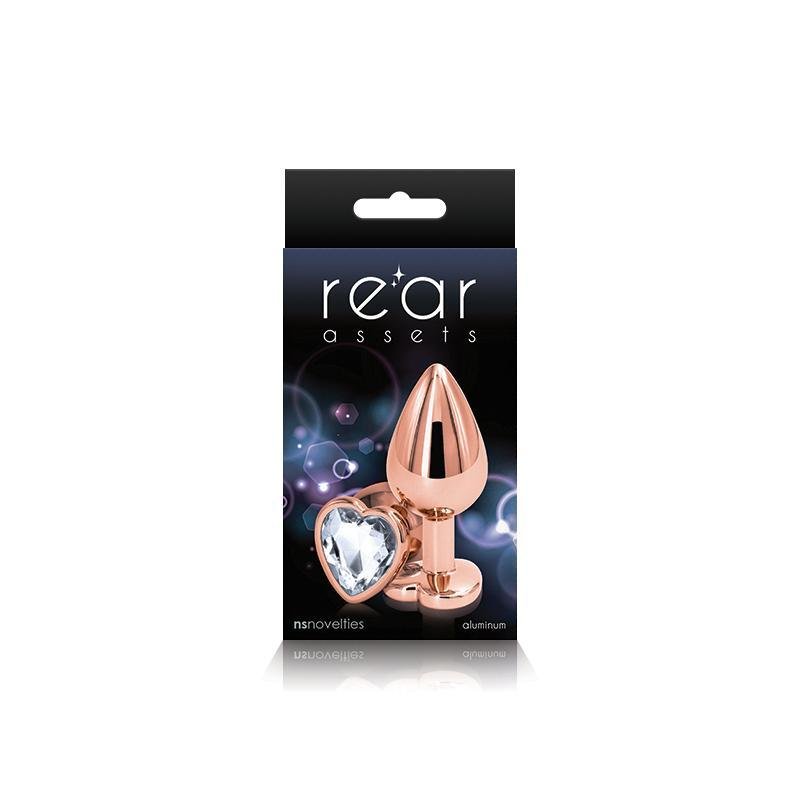 Rear Assets Rose Gold Heart Medium - Temptations