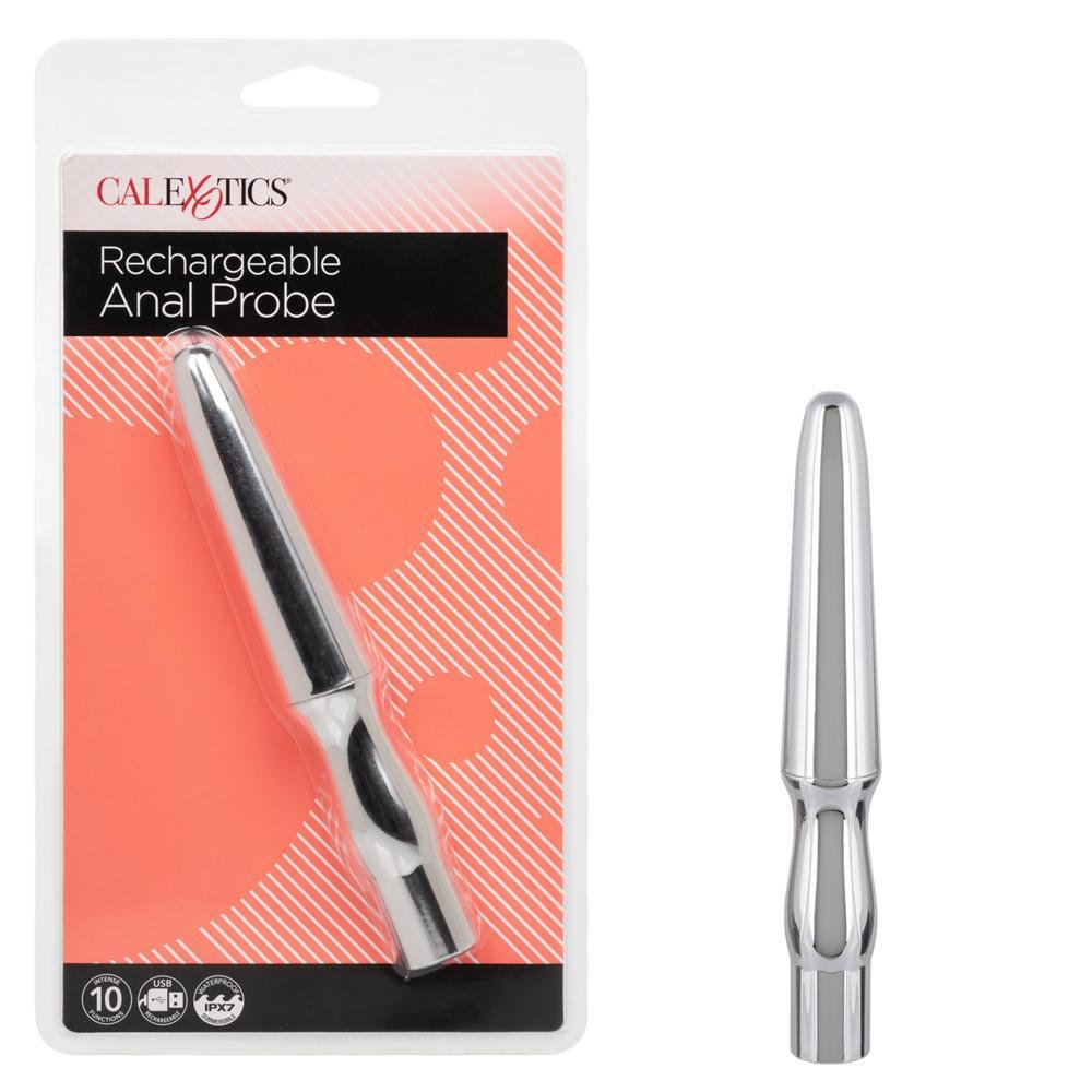 Rechargeable Anal Probe Silver - Temptations