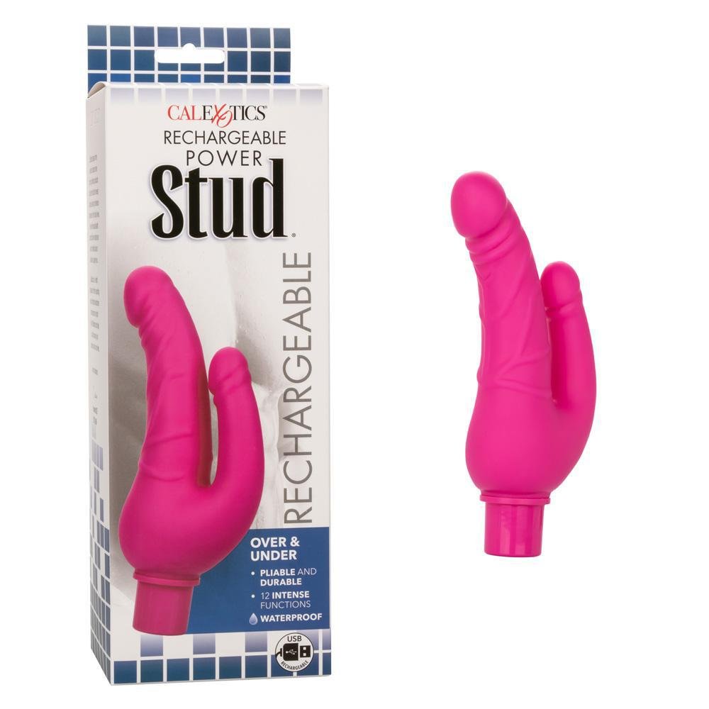 Rechargeable Power Stud Over & Under Pink - Temptations