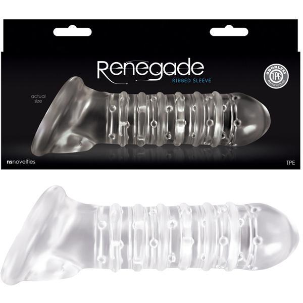 Renegade Ribbed Sleeve Clear - Temptations