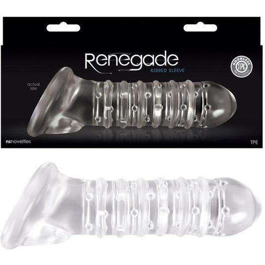 Renegade Ribbed Sleeve Clear - Temptations