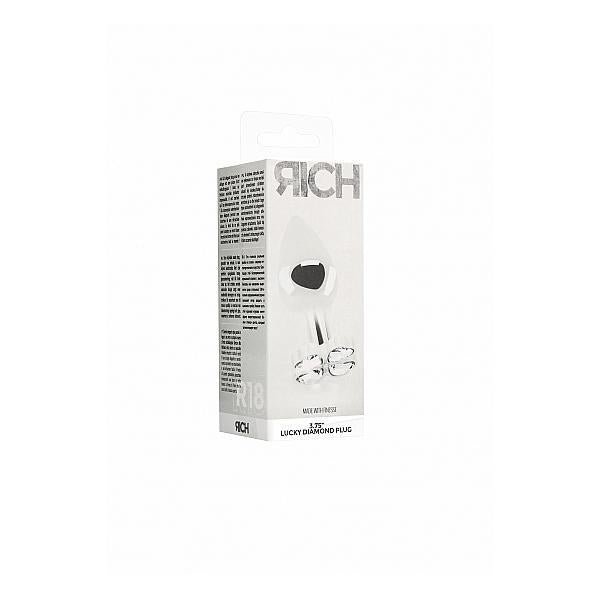Rich Lucky Diamond Plug 3.75" Silver - Temptations