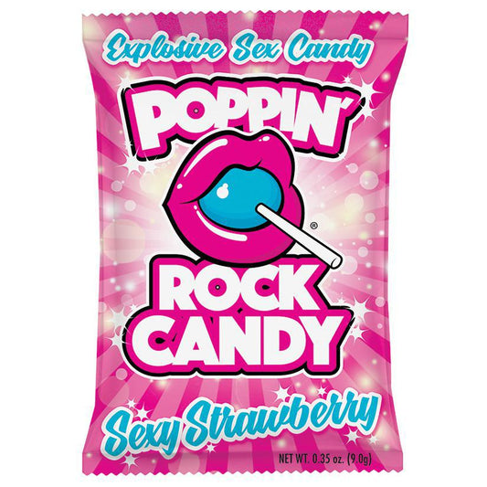 Rock Candy Popping Candy - Sexy Strawberry - Temptations