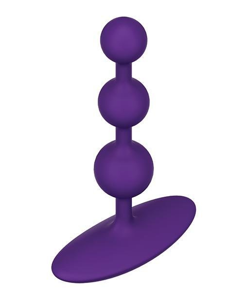 ROMP Amp Flexible Anal Beads - Violet - Temptations