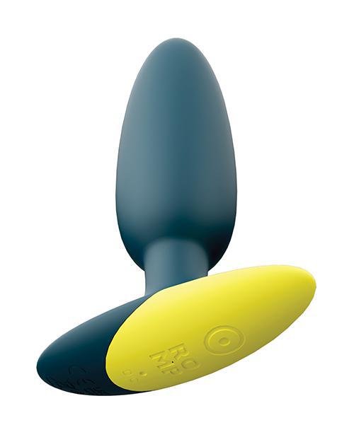 ROMP Bass Vibrating Anal Plug - Teal - Temptations
