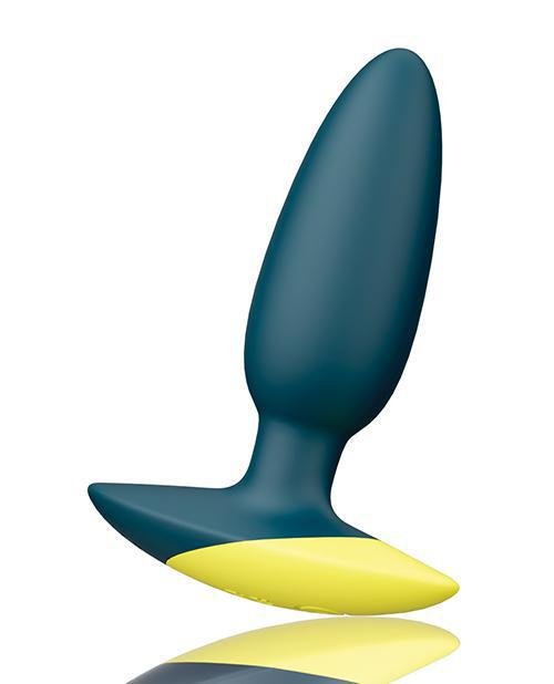 ROMP Bass Vibrating Anal Plug - Teal - Temptations