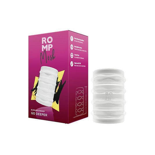 ROMP Mosh BJ Stroker - Clear - Temptations