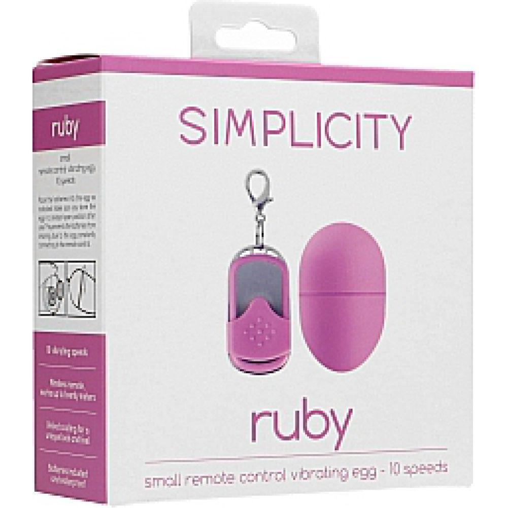 RUBY remote control vibrating egg - Pink - Temptations