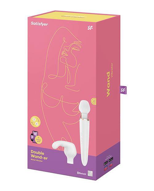 Satisfyer Double Wand - er - White - Temptations