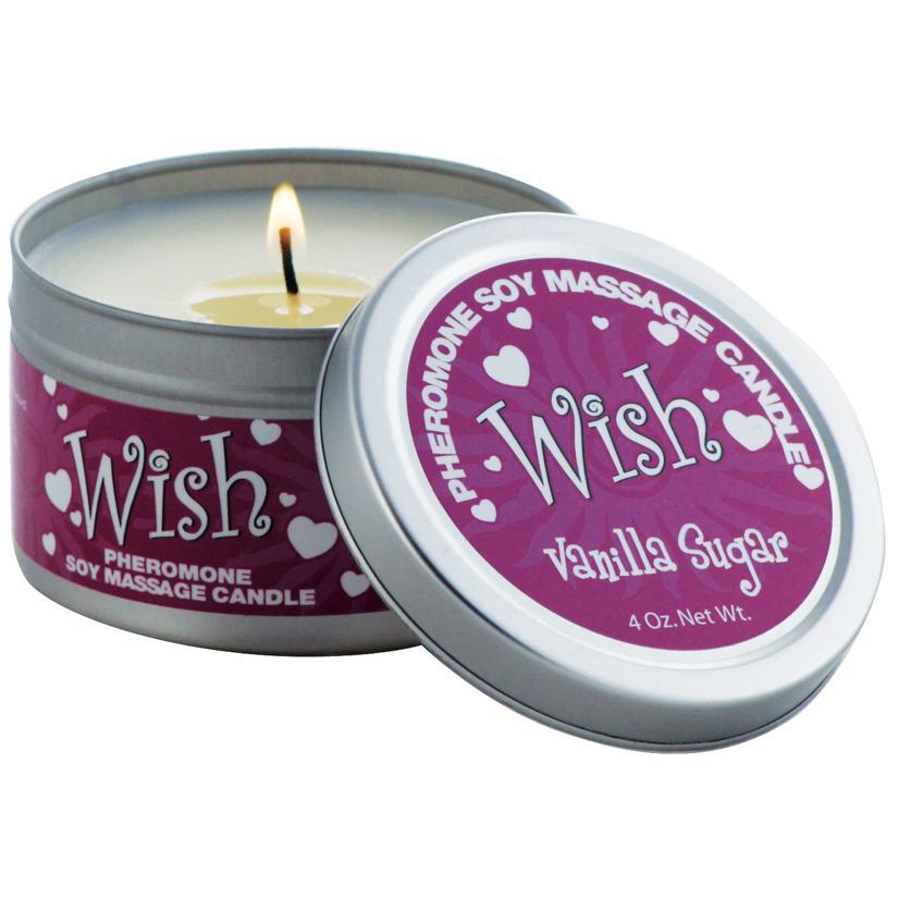 Scandal Candles Wish - Vanilla Sugar 4oz - Temptations