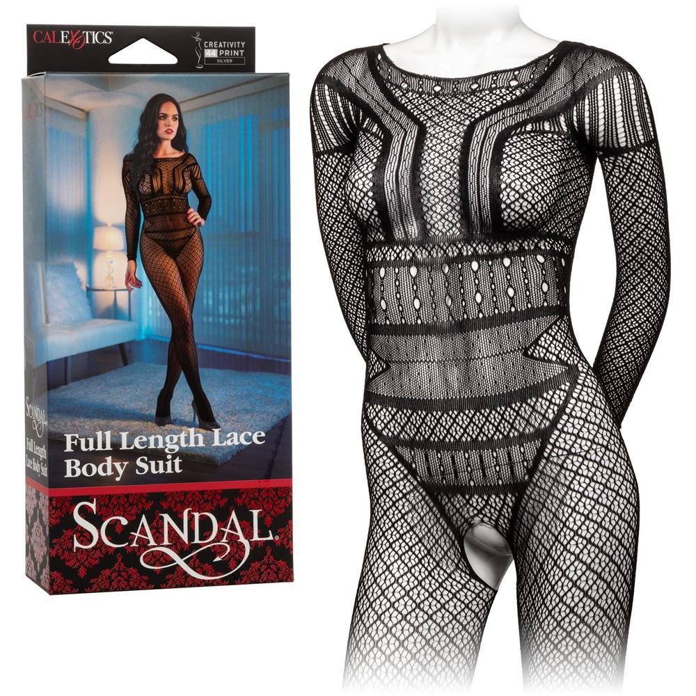 Scandal Full Length Lace Body Suit - Temptations