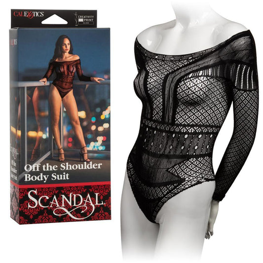 Scandal Off The Shoulder Body Suit - Temptations