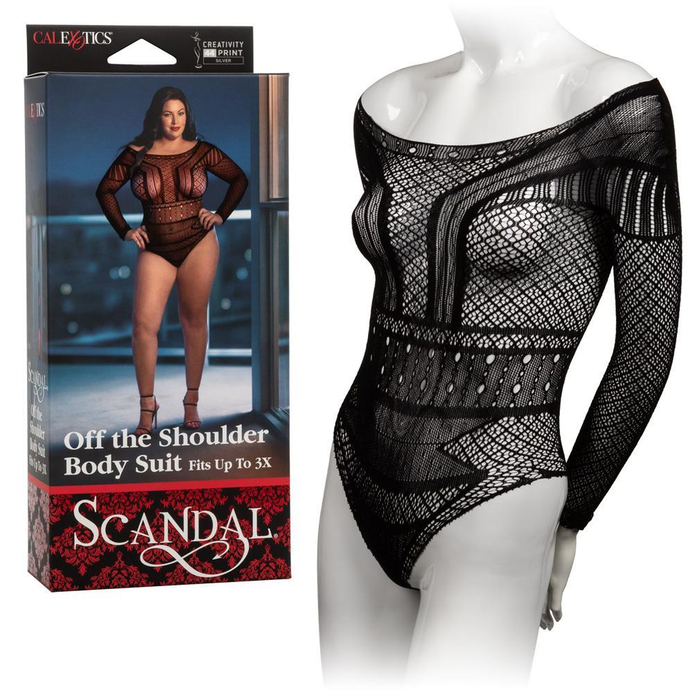 Scandal Plus Size Off The Shoulder Body Suit - Temptations