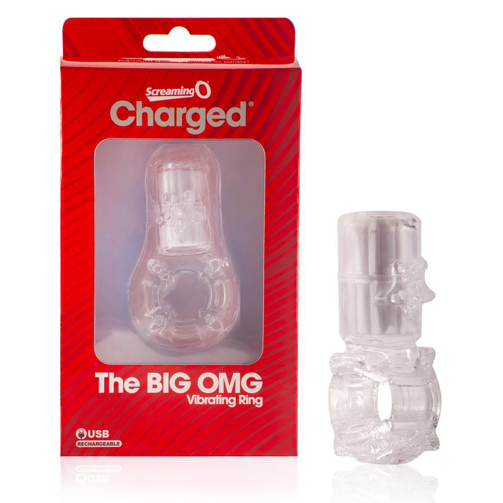 Screaming O Big Omg Vibrating Ring Clear - Temptations