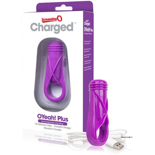 Screaming O Charged Oyeah! Plus Ring Purple - Temptations