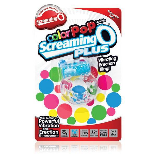Screaming O Color Pop Quickie Screaming O Plus - Blue - 1Ct - Temptations