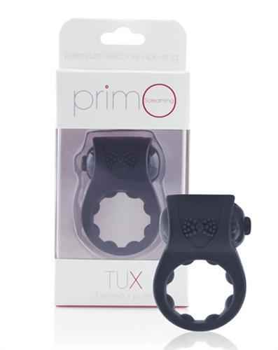 Screaming O PrimO Tux Vibrating Cock Ring - Black - Temptations