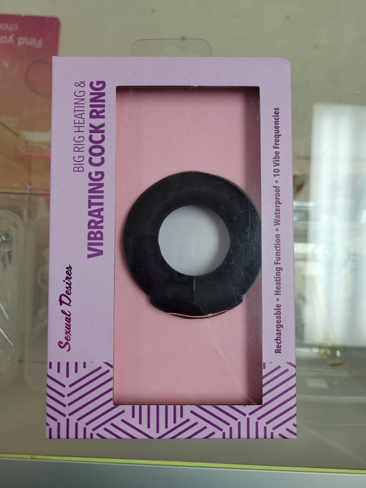 SDD Big Rig Heating Vibrating Cock Ring - Temptations