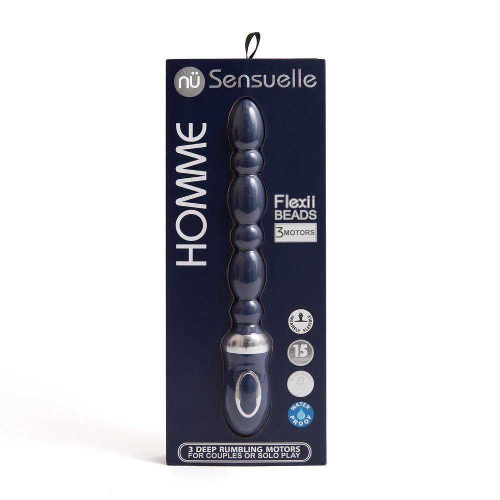 Sensuelle Homme Flexii Beads Navy - Temptations