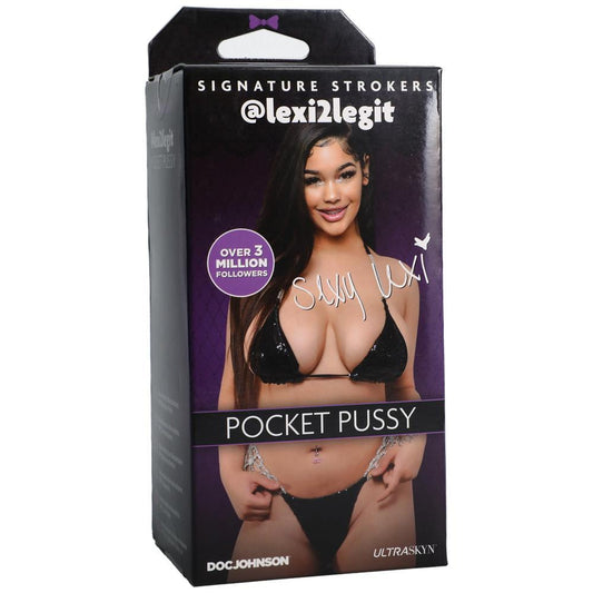 Signature Strokers Girls Of Social Media @Lexi2Legit Ultraskyn Pocket Pussy Caramel - Temptations