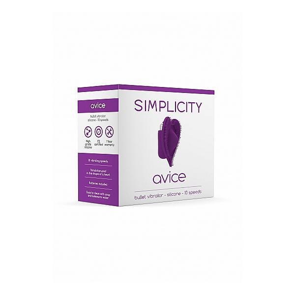 Simplicity Avice Bullet Vibrator Purple - Temptations