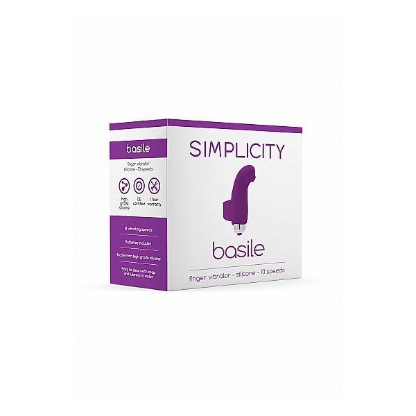 Simplicity Basile Finger Vibrator Purple - Temptations