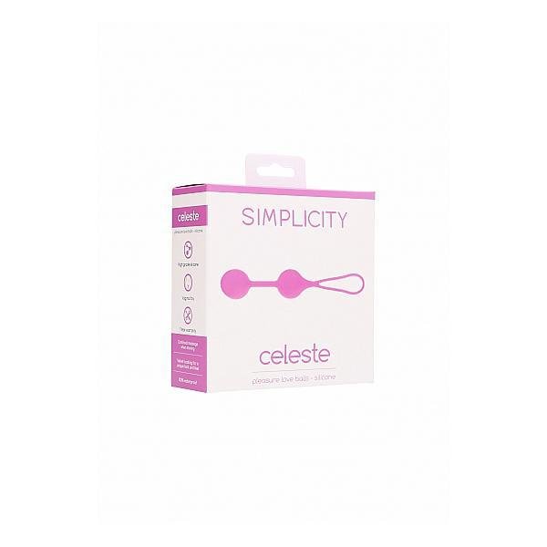 Simplicity Celeste Pleasure Love Balls Pink - Temptations