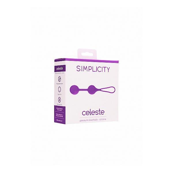 Simplicity Celeste Pleasure Love Balls Purple - Temptations