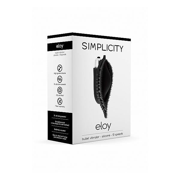 Simplicity Eloy Bullet Vibrator Black - Temptations