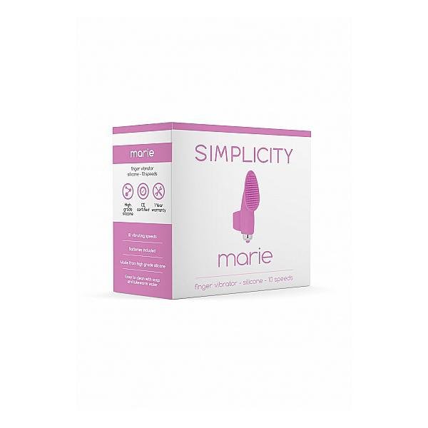Simplicity Marie Finger Vibrator Pink - Temptations