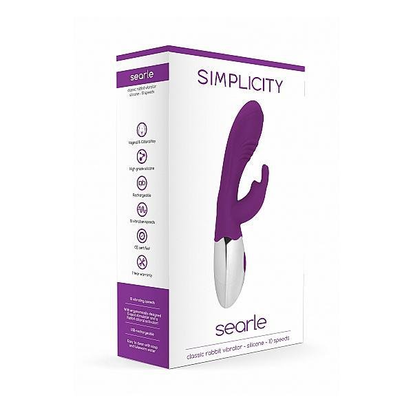 Simplicity Searle Classic Rabbit Vibrator Purple - Temptations