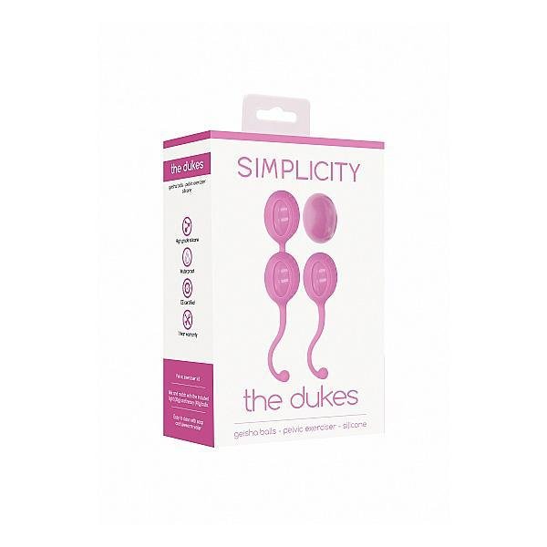 Simplicity The Dukes Geisha Balls Pelvic Exerciser Silicone Pink - Temptations