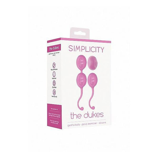 Simplicity The Dukes Geisha Balls Pelvic Exerciser Silicone Pink - Temptations