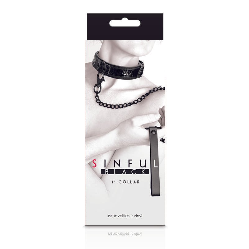 SINFUL 1'' COLLAR BLACK - Temptations