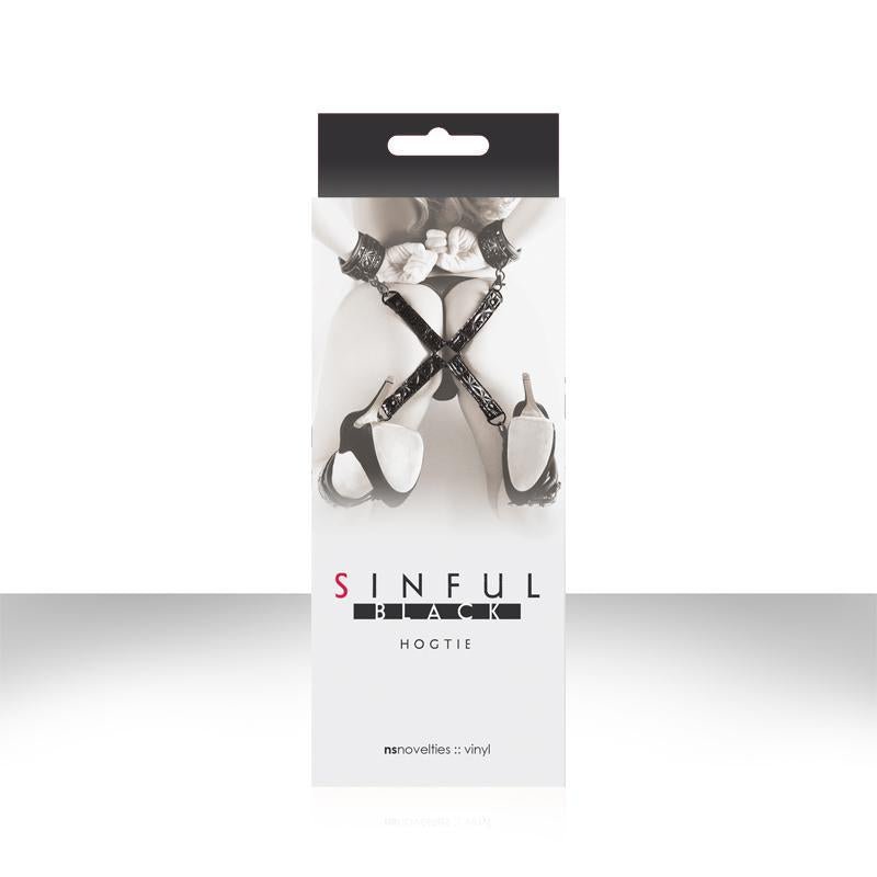 Sinful - Black - Hogtie - Temptations