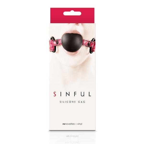 SINFUL SOFT SILICONE GAG PINK - Temptations
