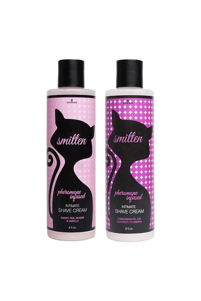Smitten Intimate Shave Cream - 8 oz Pomegranate/Fig/Coconut & Plumeria - Temptations