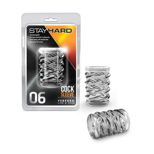 Stay Hard Cock Sleeve 06 Clear - Temptations