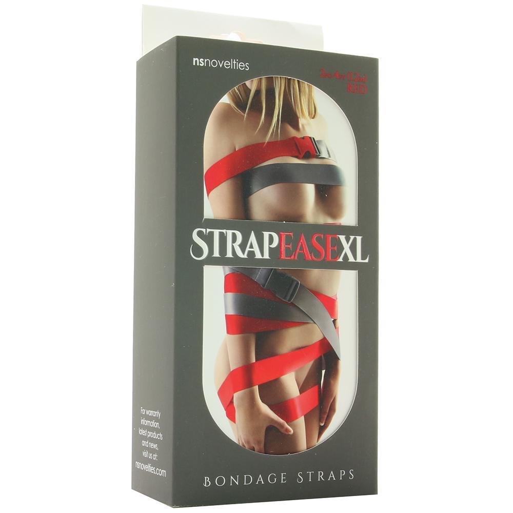 STRAPEASE XL BONDAGE STRAPS 4FT RED - Temptations