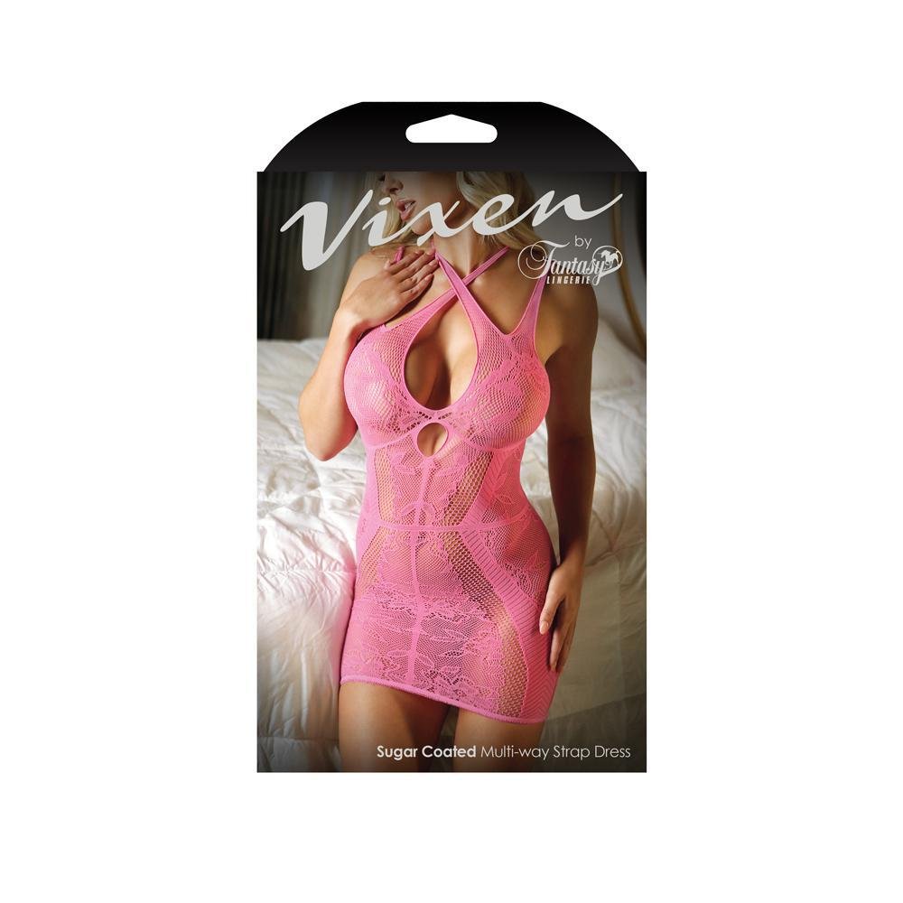 Sugar Coated Lace Net Dress L/Xl - Temptations