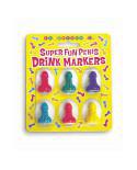Super Fun Cocktail Markers Set Of 6 - Temptations