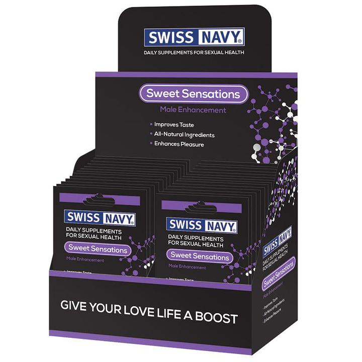 Swiss Navy Sweet Sensations Display Of 24 - Temptations