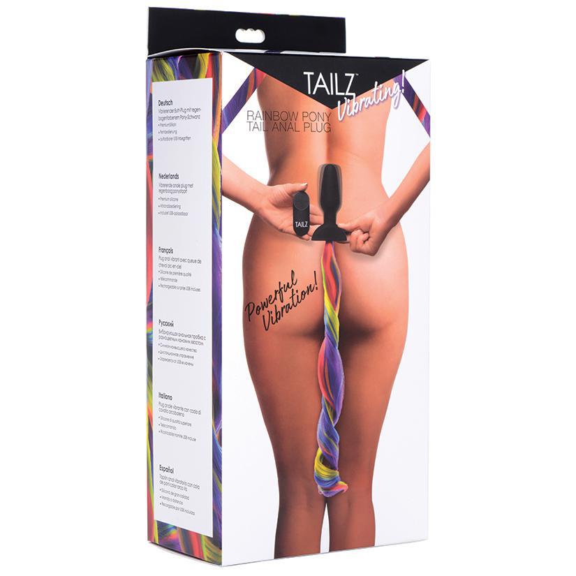 Tailz Vibrating Tail - Rainbow - Temptations
