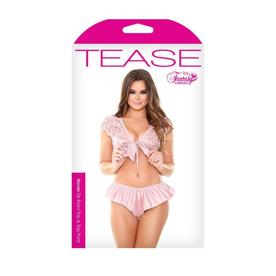 Tease Norah Tie Front Top & Tap Pant - M/L Boxed - Temptations