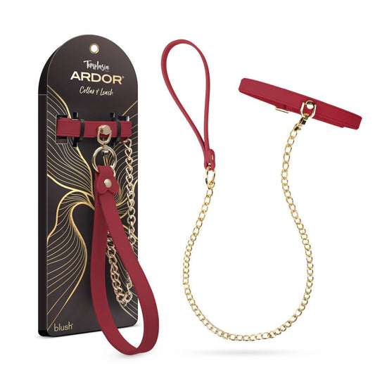 Temptasia Ardor Collar & Leash Red