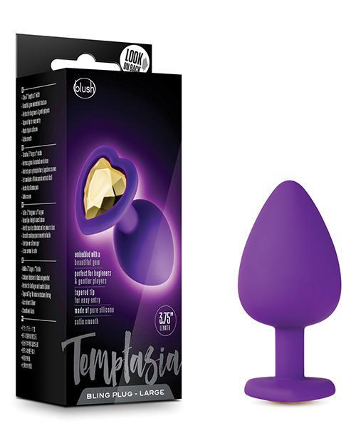 Temptasia Bling Plug Large Purple - Temptations