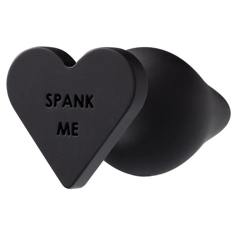 Temptasia Spank Me Butt Plug - Black - Temptations