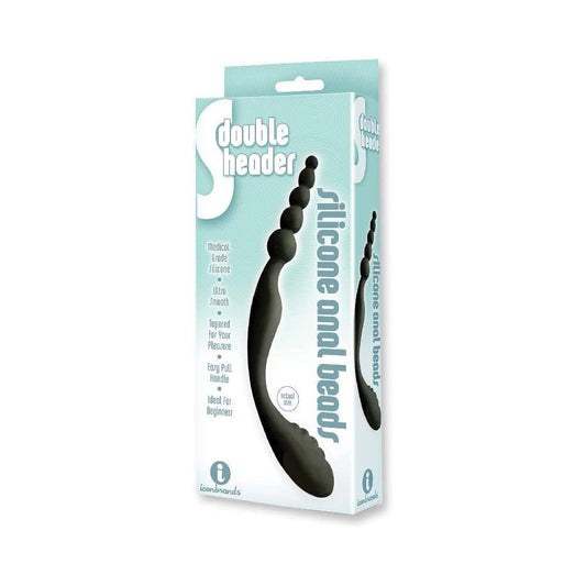 The 9's S - Double Header Double Ended Silicone Anal Beads - Temptations