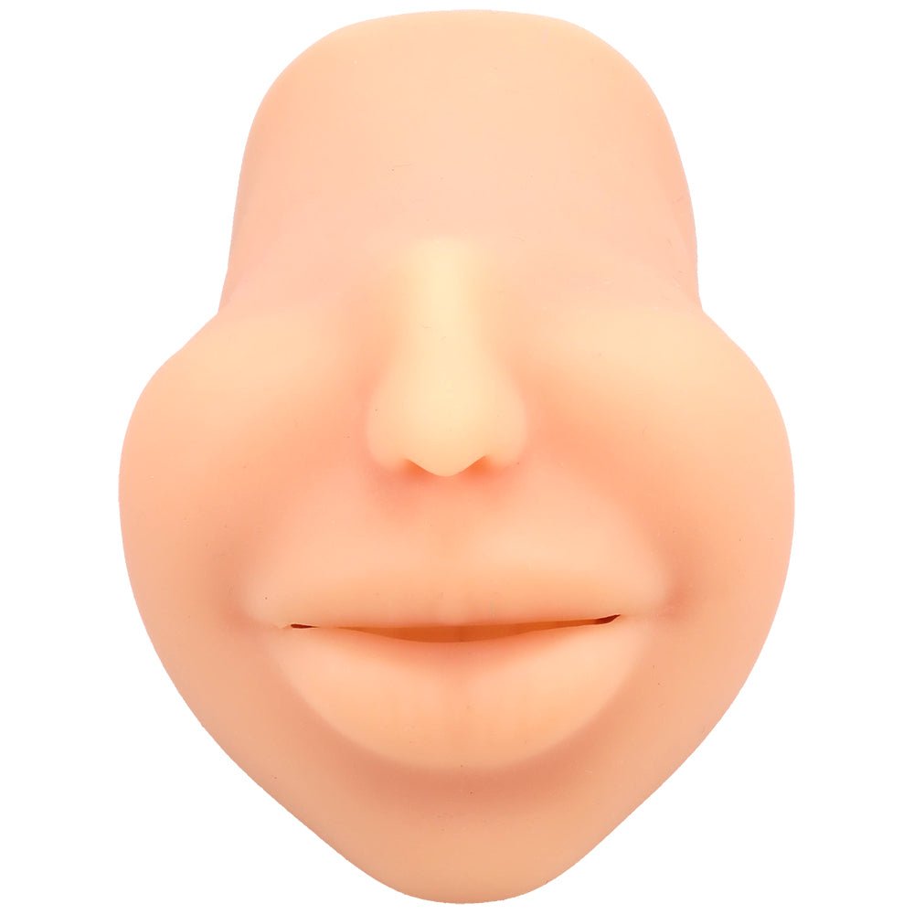 The Super Sucker Cum Guzzler Male Mouth Ultraskyn Masturbator Vanilla