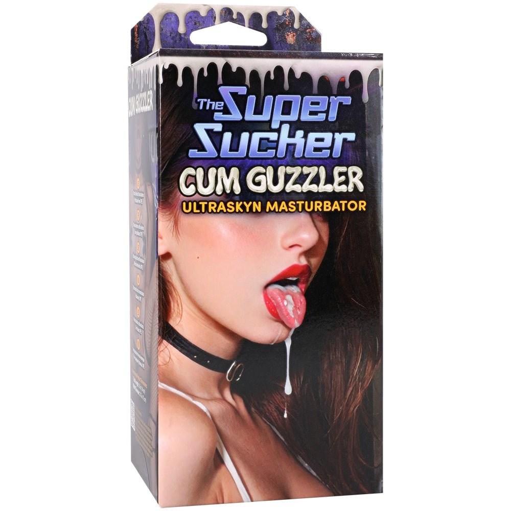 The Super Sucker Cum Guzzler Ultraskyn Masturbator Vanilla